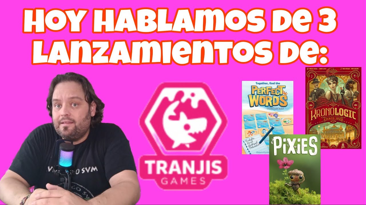 Hoy hablamos de tres juegos que en un futuro va a sacar la  editorial Tranjis games