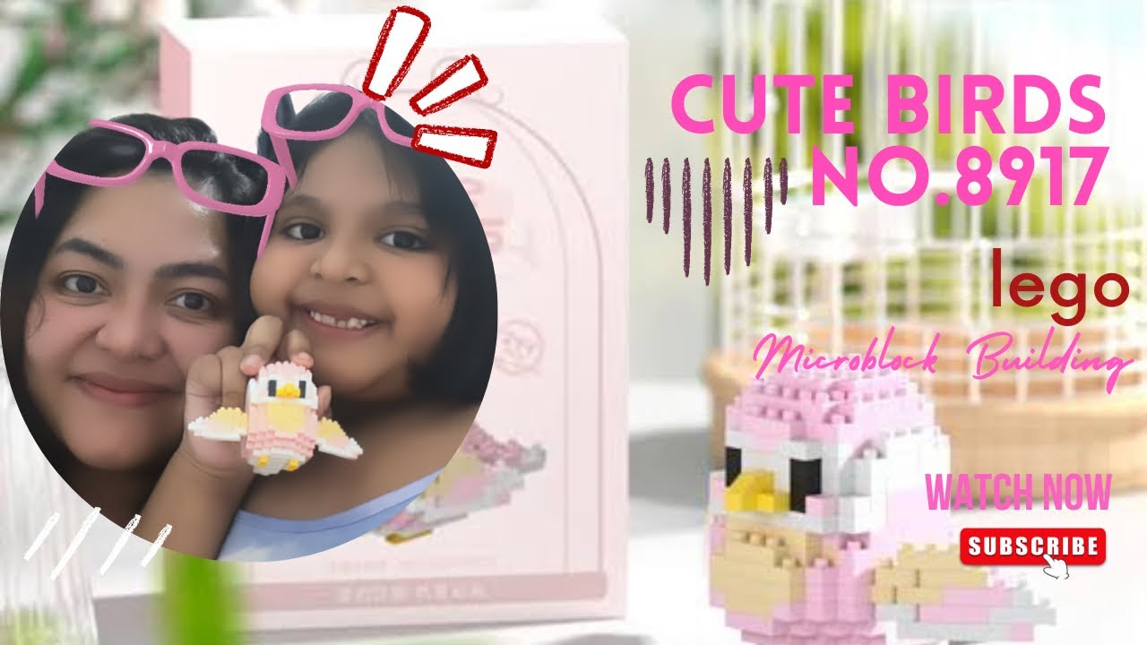 MINI LEGO BUILDS PINKY CUTE BIRDS NO. 8917