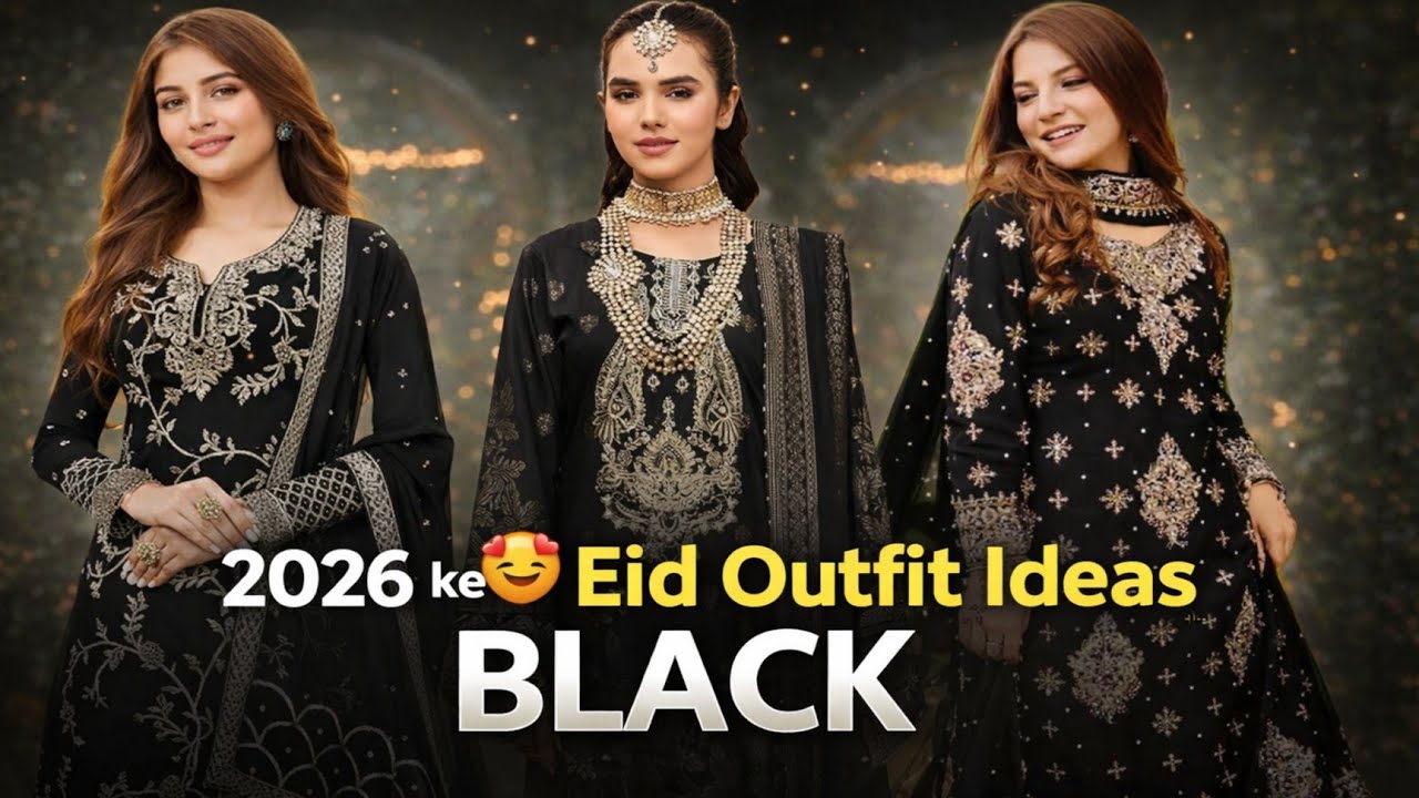 2026 ke 🥰 eid outfit ideas black#EidOutfit2026#BlackOutfit#EidFashion