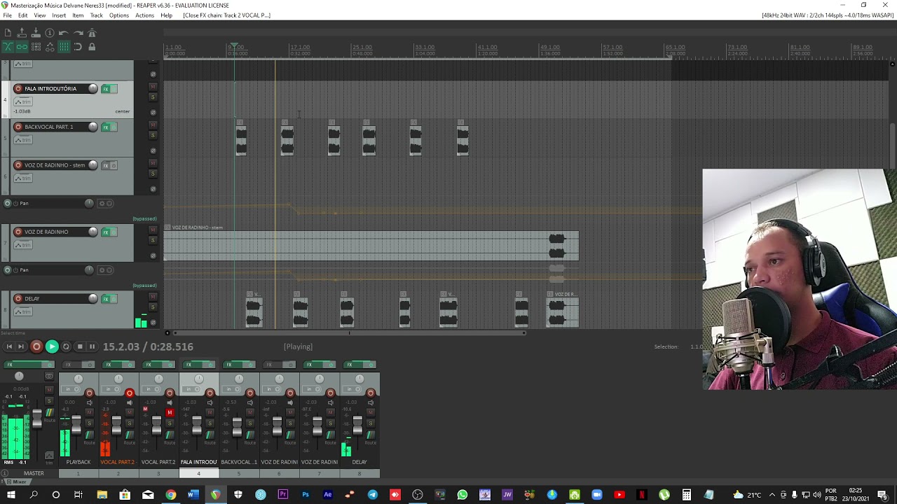 Como gravar um cover no reaper com auto tune!