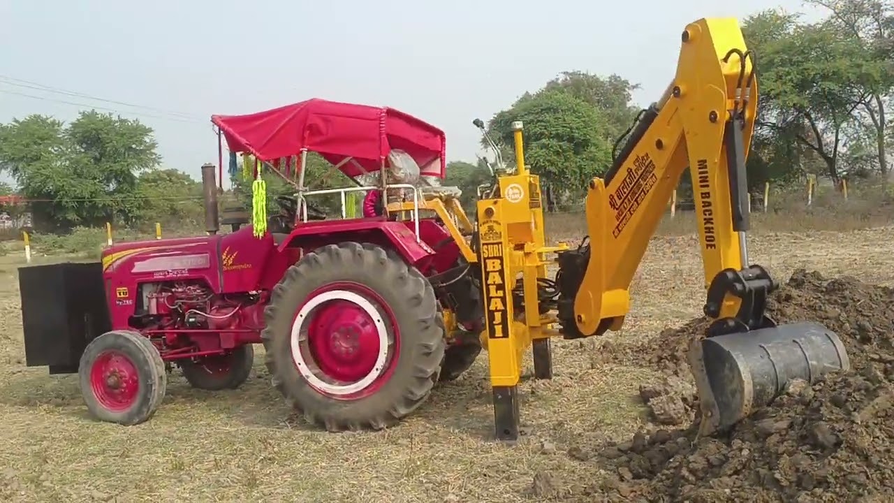 Mini JCB in 35HP tractor mahindra bhumiputra 275DI