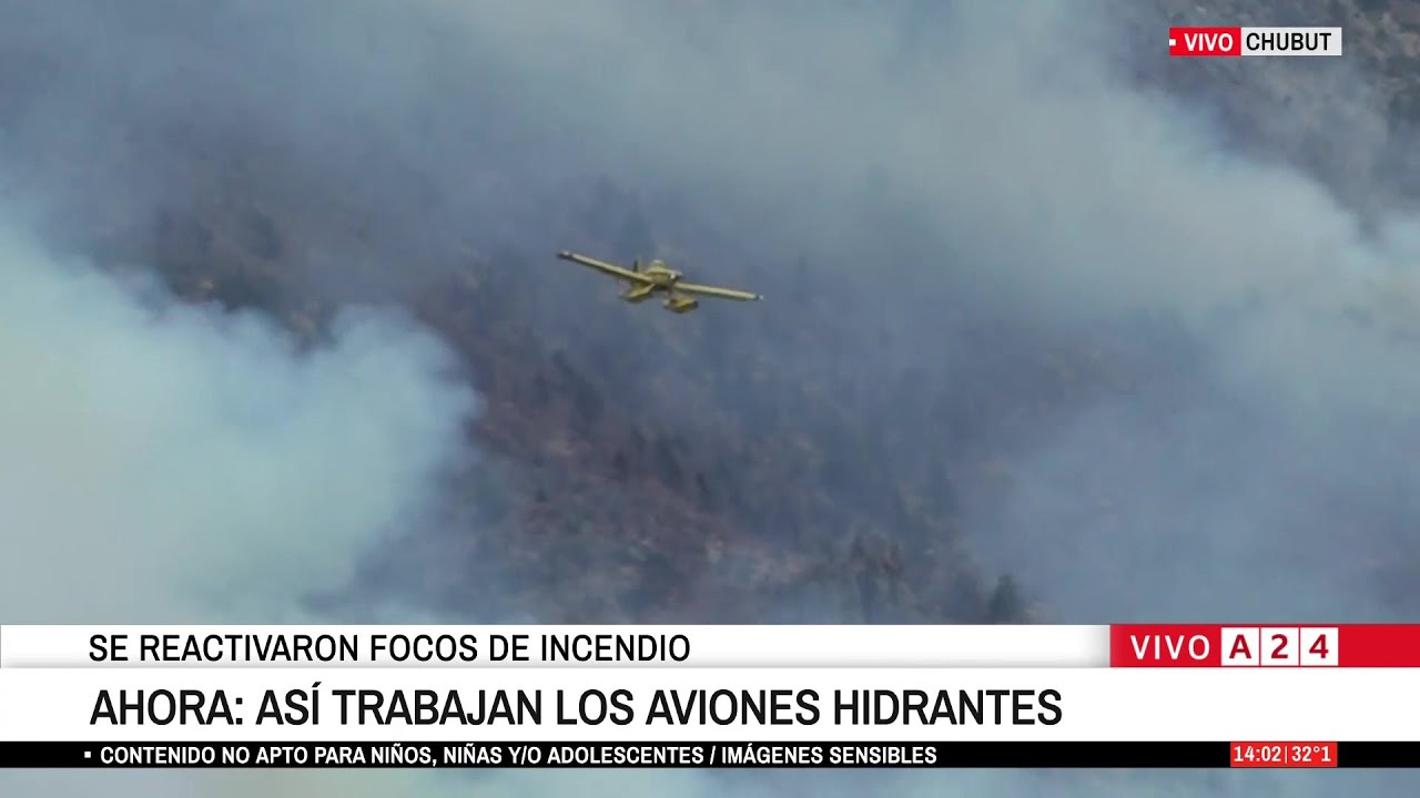 ⚠ ALERTA EN EPUYÉN: SE REACTIVARON DOS FOCOS DE INCENDIO 🔥