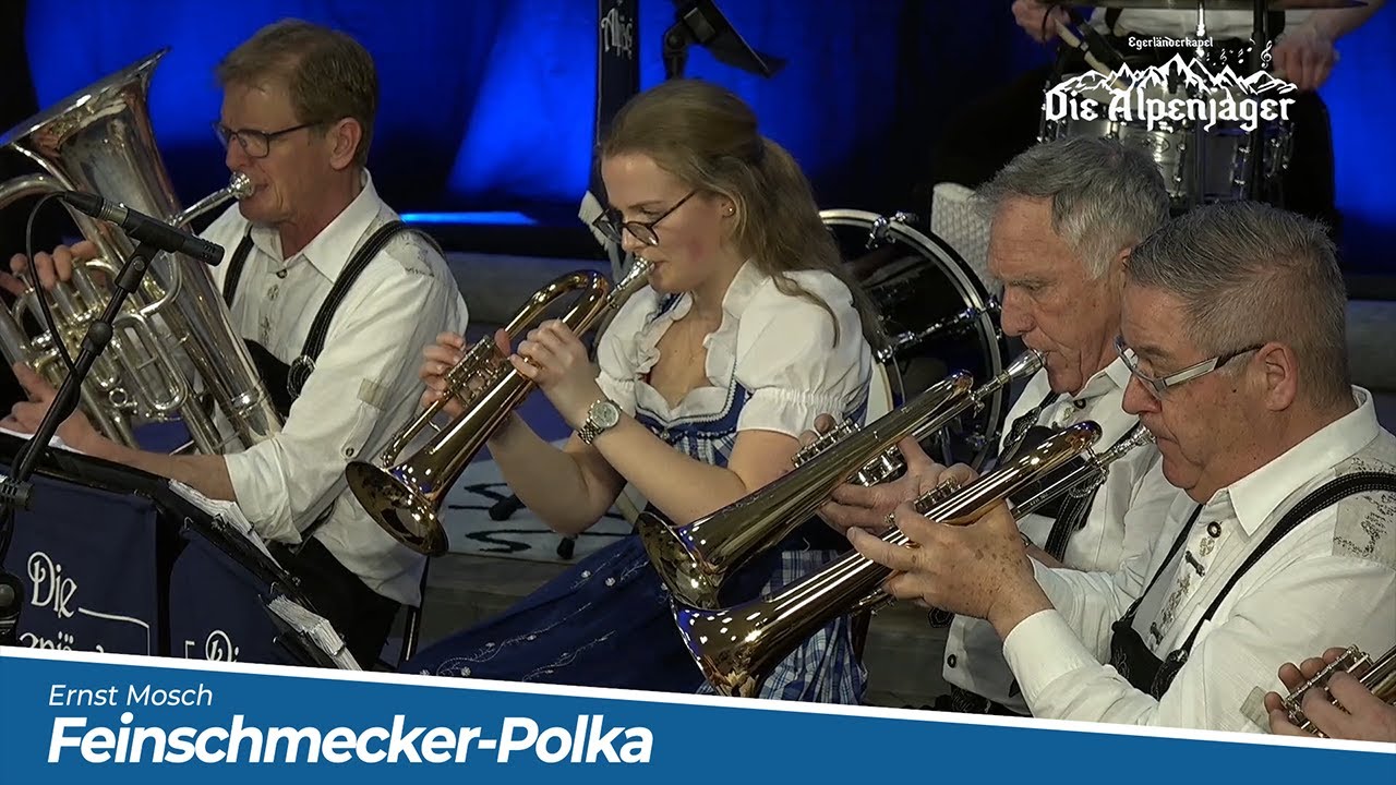Feinschmecker-Polka (Polka) 🎶 | Egerländerkapel Die Alpenjäger