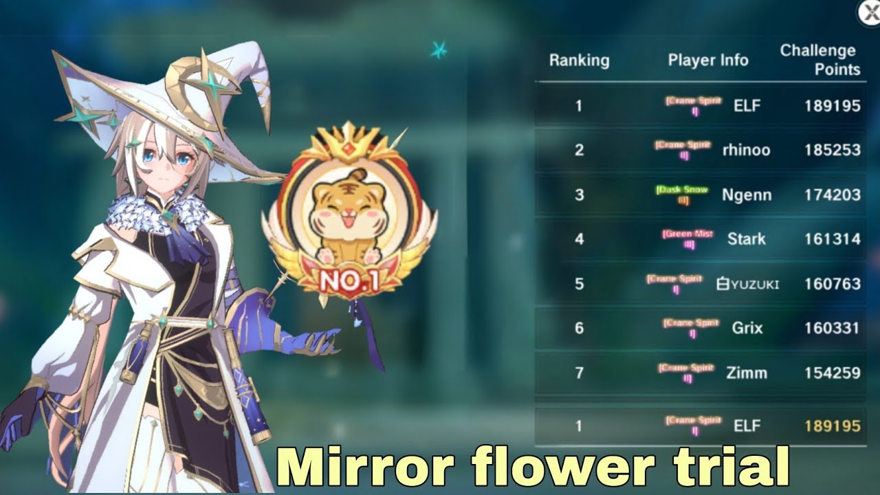 Mirror flower trial Gameplay - Neverland!!! 1 detik yang sangat berarti #thelegendofneverland