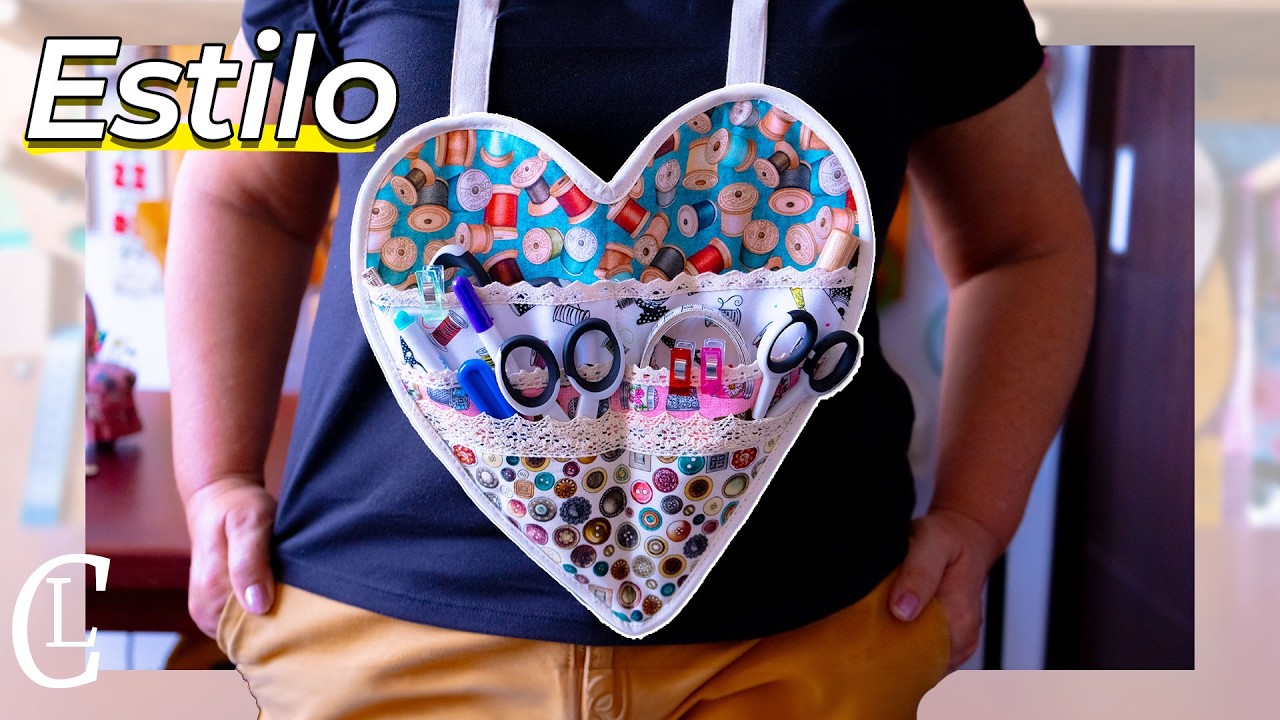 Cómo hacer un ORGANIZADOR CORAZÓN: Súper simple de hacer y con mucho estilo/IDEA DE EMPRENDIMIENTO