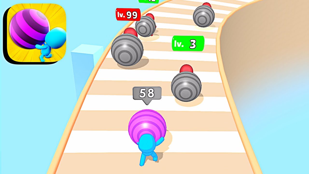 Belly Ball Runner ​- All Levels Gameplay Android,ios (Part 2)