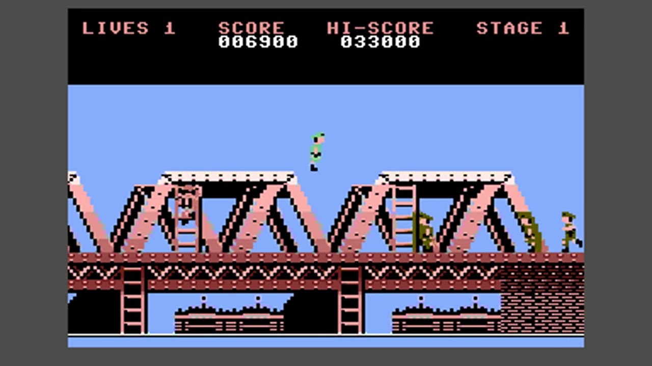 Green Beret [Commodore 16 | Plus/4 game]