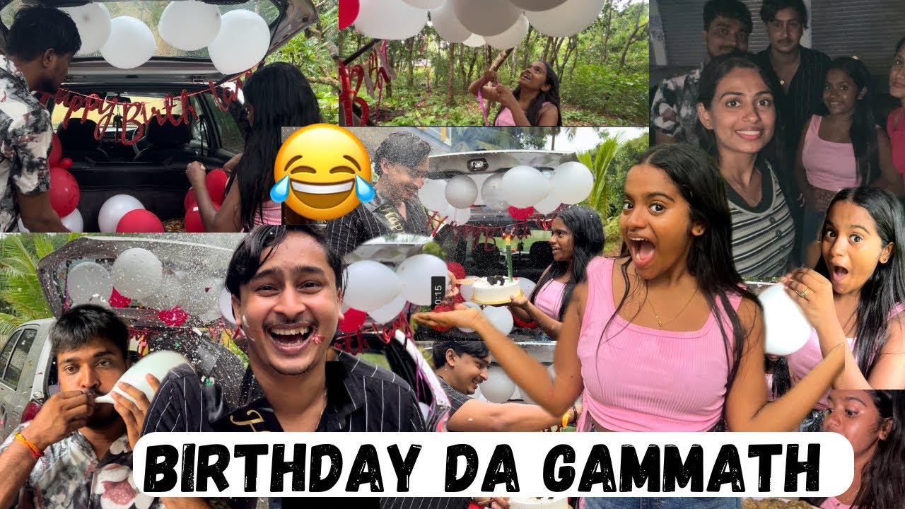 BIRTHDAY DA GAMMATH😂Rakshita Tulu Talks @VinishVaishu  #rakshita #tuluvlog #tulu #birthday #udupi