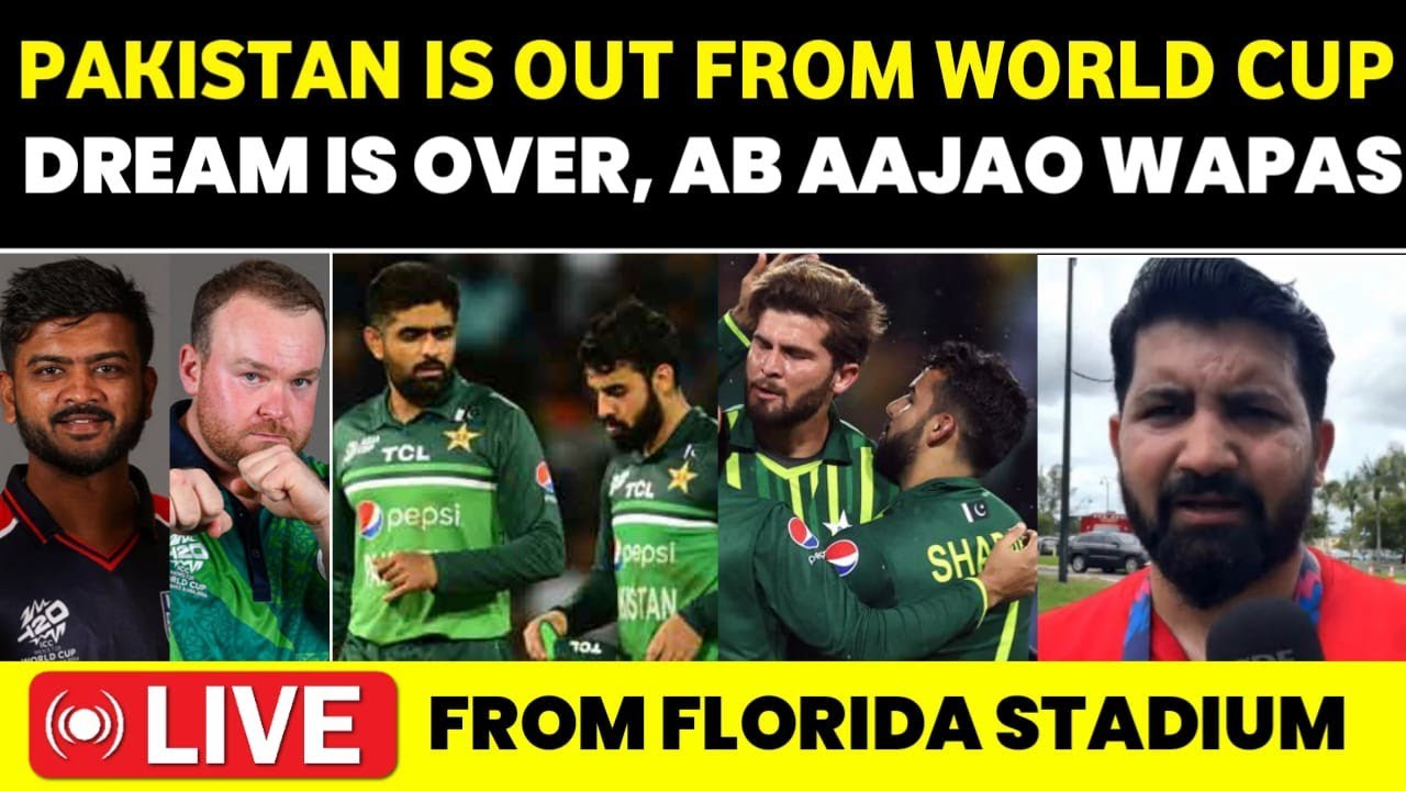 Pakistan out from T20 World Cup, India and USA qualify for Super 8