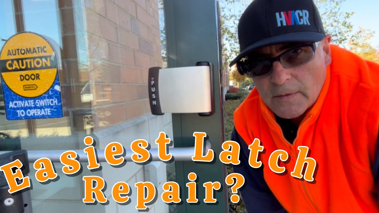 Quick fix! How to replace a worn out Adam‘s Rite Push Paddle Latch (store front door maintenance)