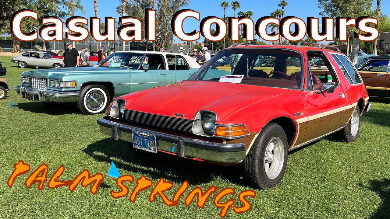 Casual Concours 2022 Car Show In Palm Springs, California