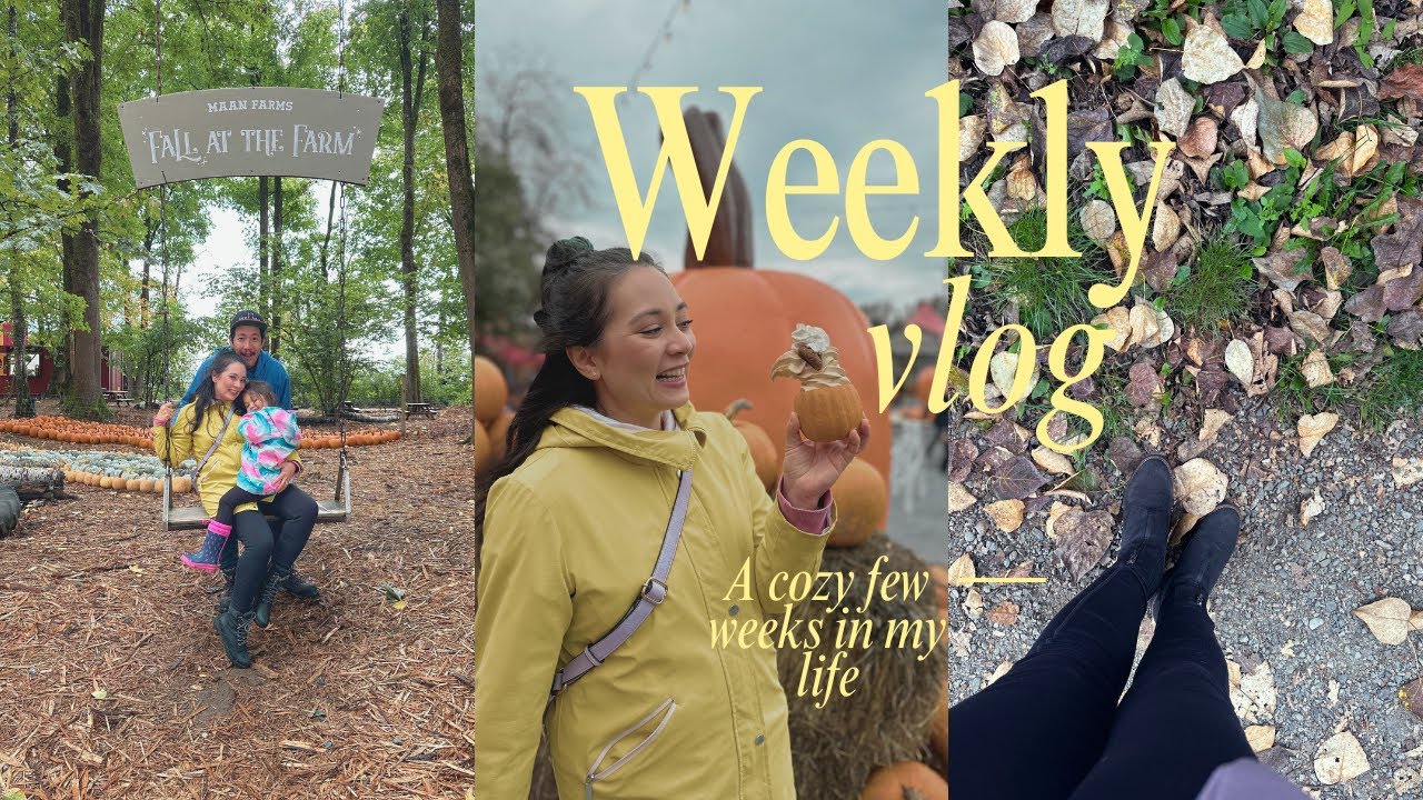 Ultimate Cozy Fall Vlog - Pumpkin Patch, working from home, easy desserts and soup recipe fail.
