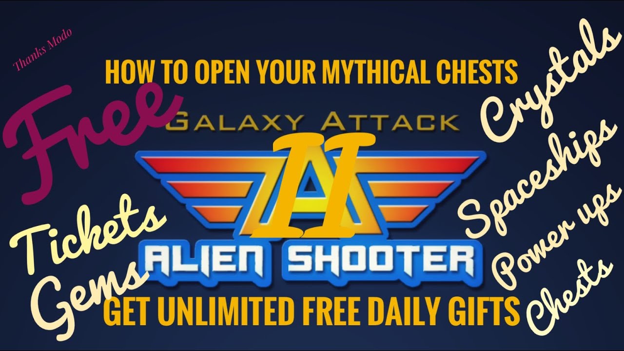 Galaxy attack alien shooter glitches. Open mythical chests fast get tons of free stuff