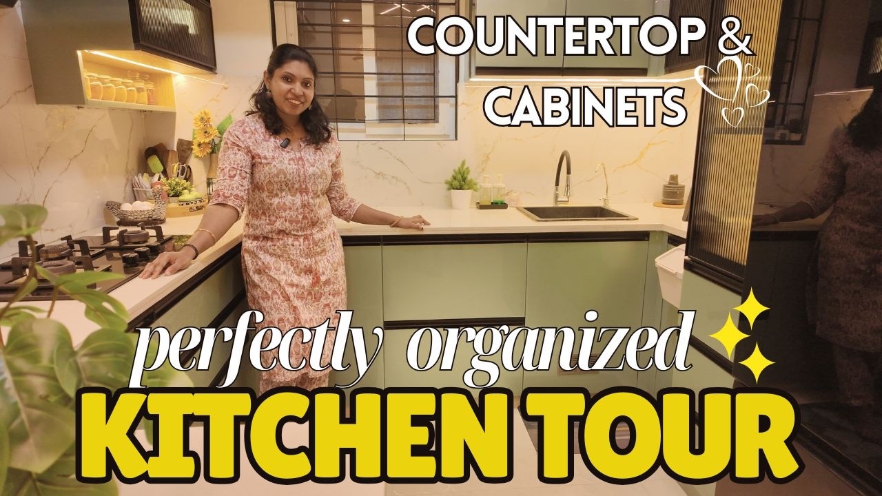 പുതിയ കിച്ചൻ പുതിയ Ideas |My New Kitchen countertop cabinets Organization ideas #kitchen