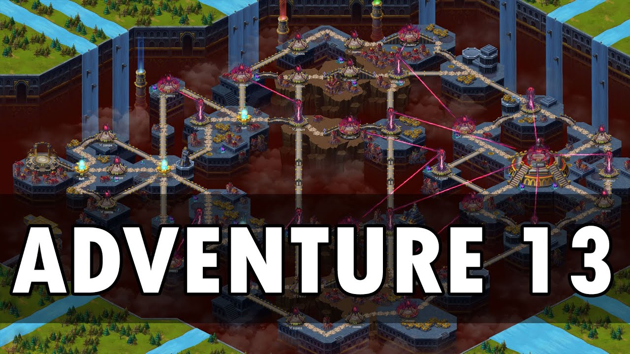 Hero Wars - Adventure 13 (Map 11) Middle Route