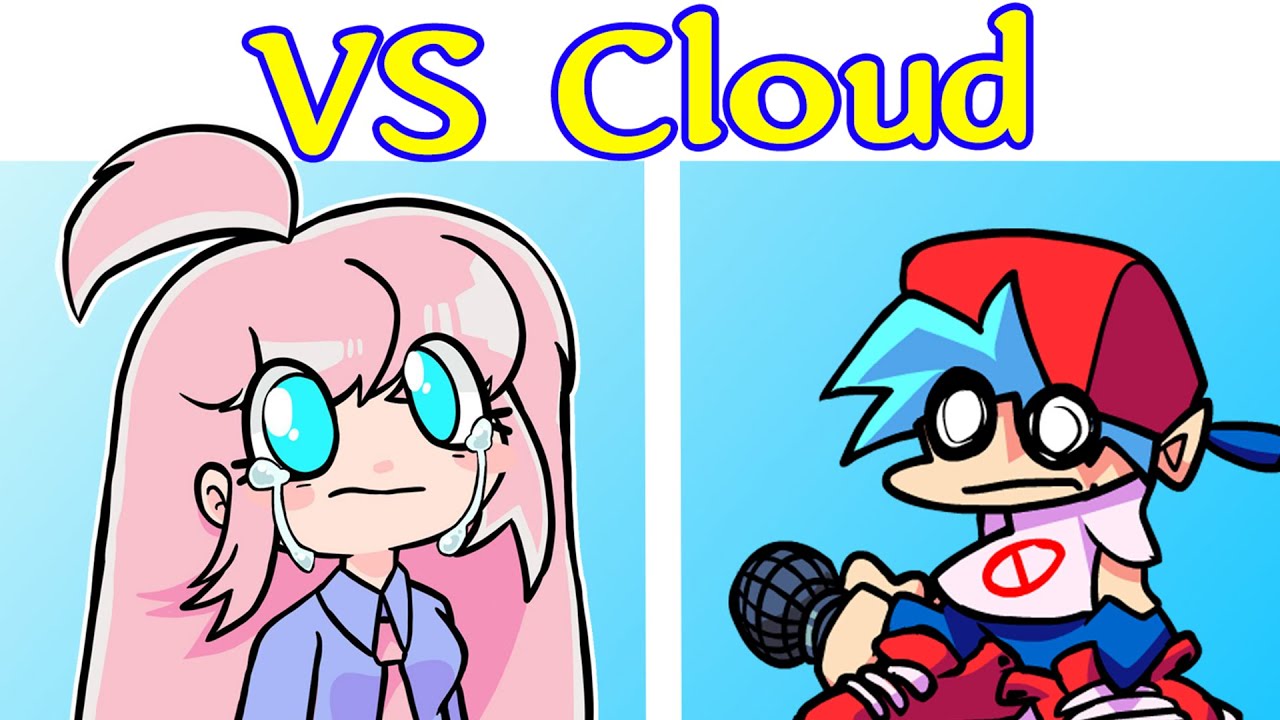 Friday Night Funkin' VS Cloud New Week (FNF Mod | Notice Me Senpai - Fangirl )