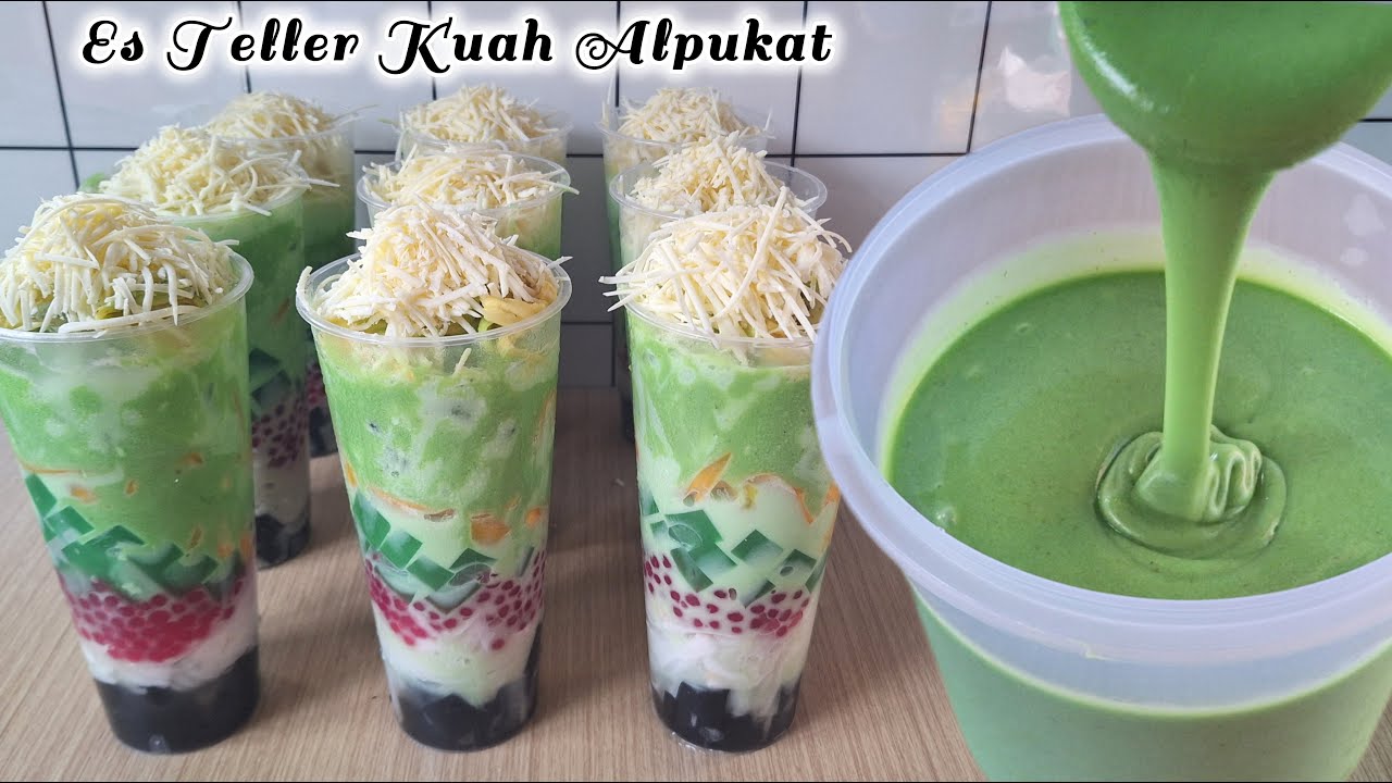 RESEP INI PERTAMA KALI TAYANG DI YOUTOBE‼️ ES TELER SULTHAN KUAH ALPUKAT