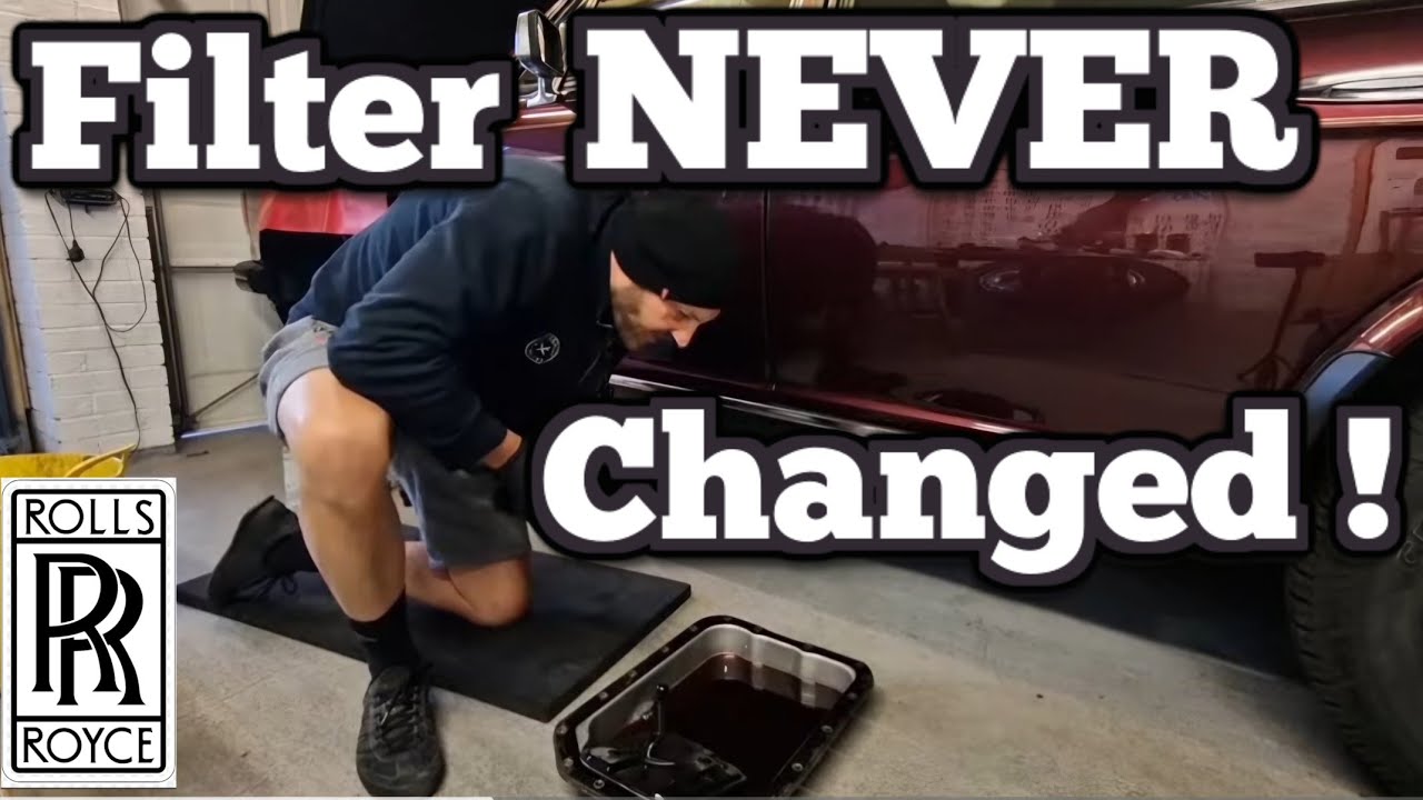 My Rolls-Royce gets its FIRST GEARBOX SERVICE & Filter Change after 30 YEARS ! | GM 4L80E. Ep.23