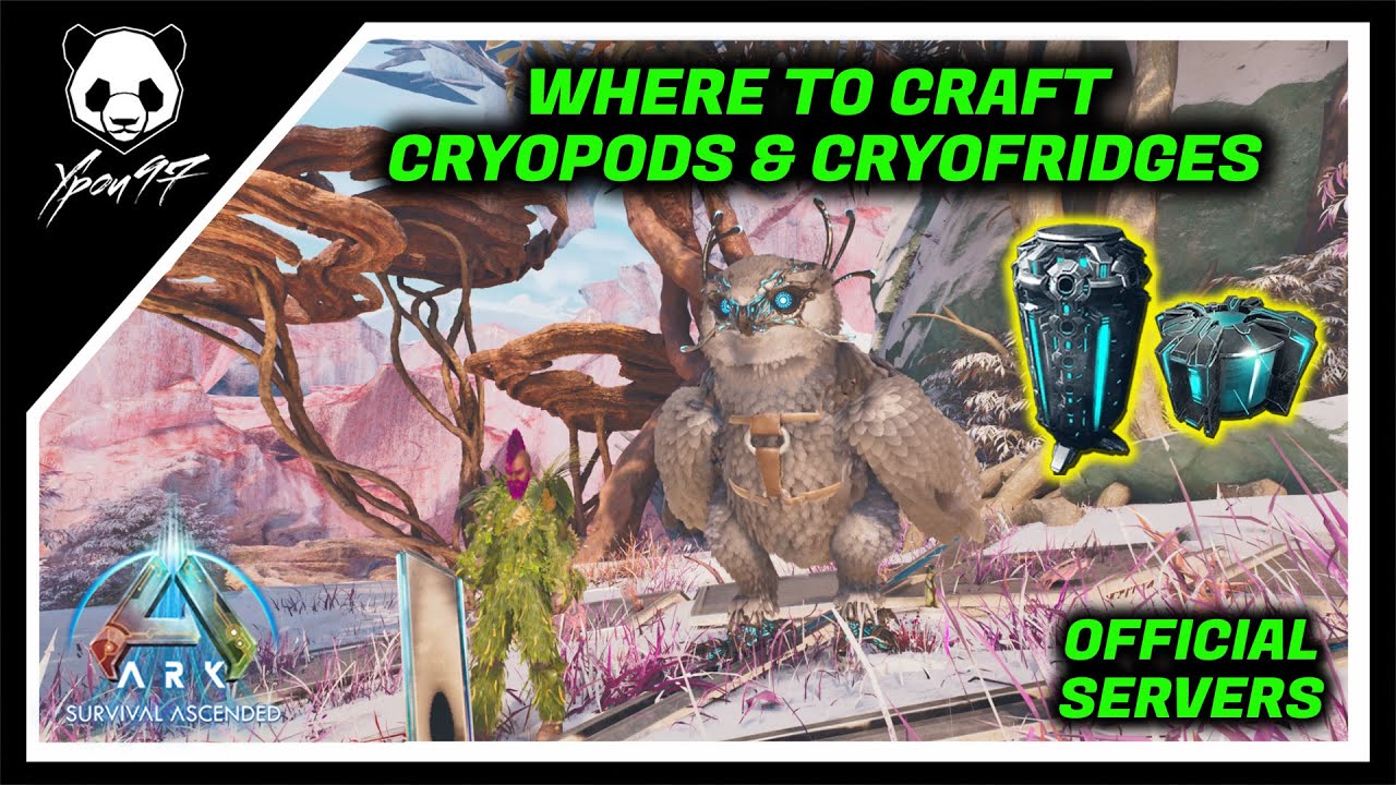 Where To Craft CRYOPODS And CRYOFRIDGES In Extinction | ARK: Survival Ascended