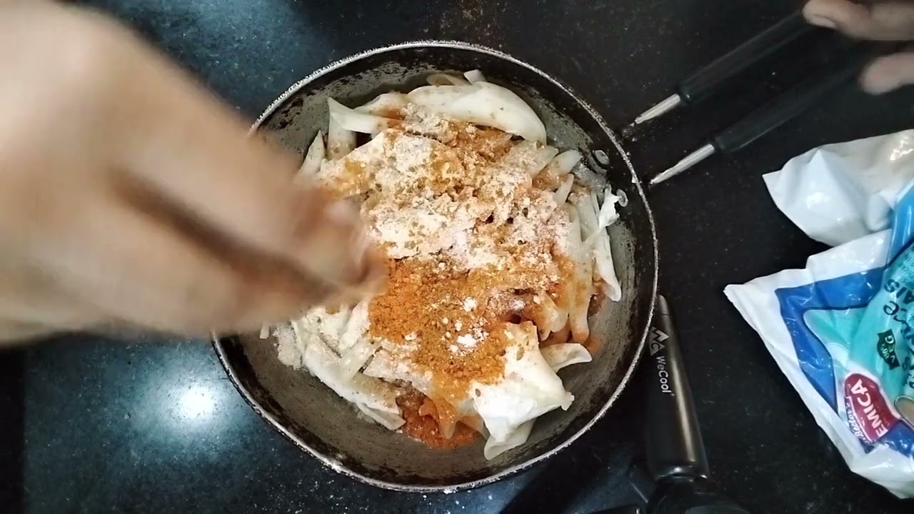 how to make tasty orange sauce paste very easily for lunch or dinner