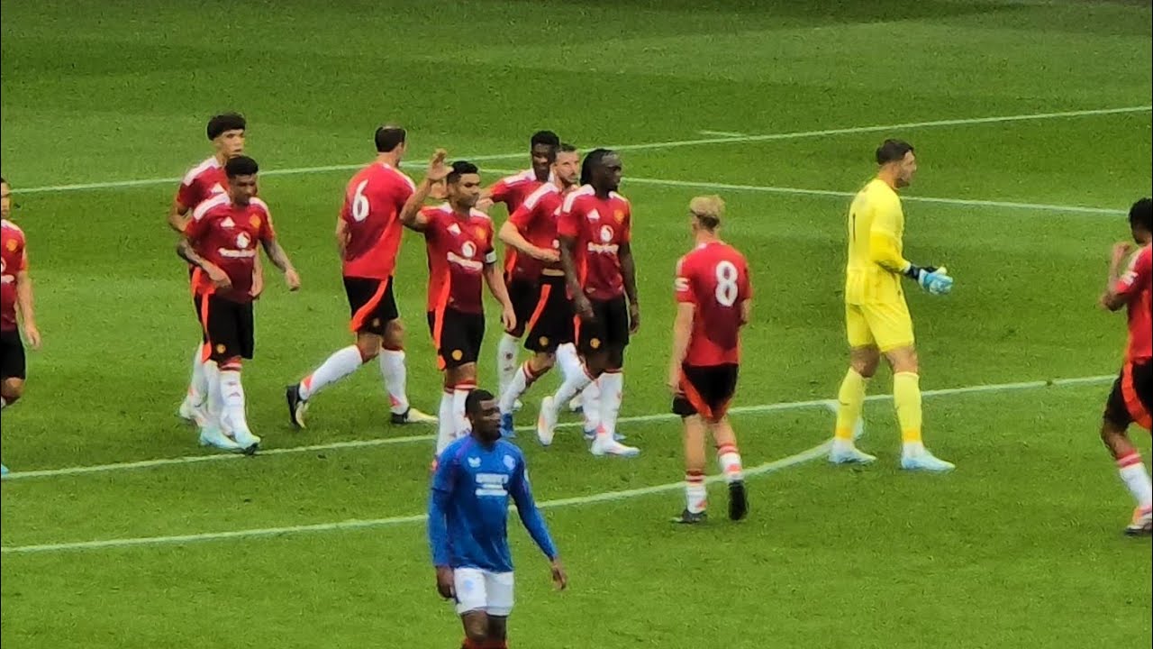Manchester United 2-0 Rangers | Pre Season Friendly | Murrayfield | Zayden's Mini Match Vlog