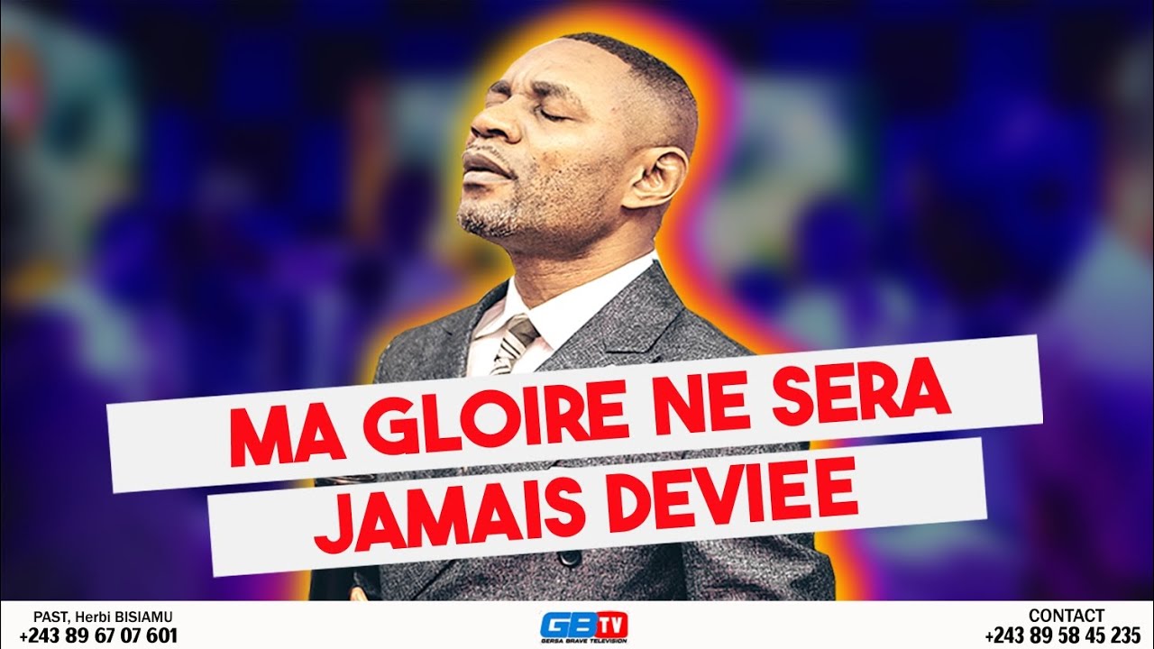 🛑MA GLOIRE NE SERA JAMAIS DÉVIÉE RADIO PAROLE VIE AVEC PASTEUR HERBI 
