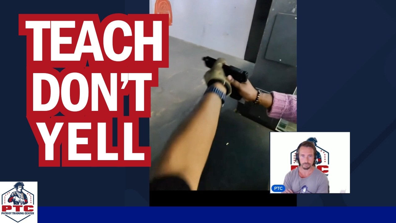 Why We Don’t Yell at Beginners Gun Training