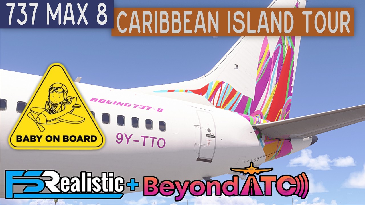 Full Flight | iFly 737 MAX 8 | Miami to Barbados | MSFS 2024