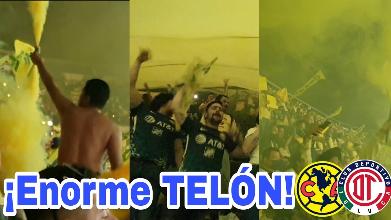 ¡ESPECTACULAR! Enorme RECIBIMIENTO - América vs Toluca SEMIFINAL VUELTA