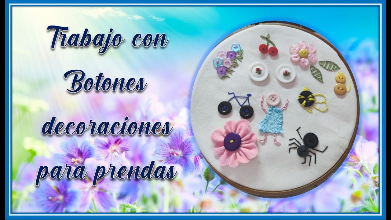 Trabajo con Botones. (decoraciones) para prendas