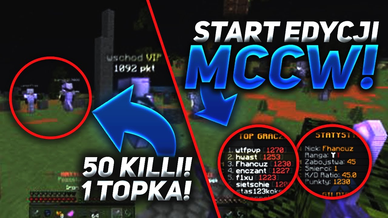 NAJLEPSZY START EDYCJI NA MCCW.PL - 1 TOPKA | 50 KILLI