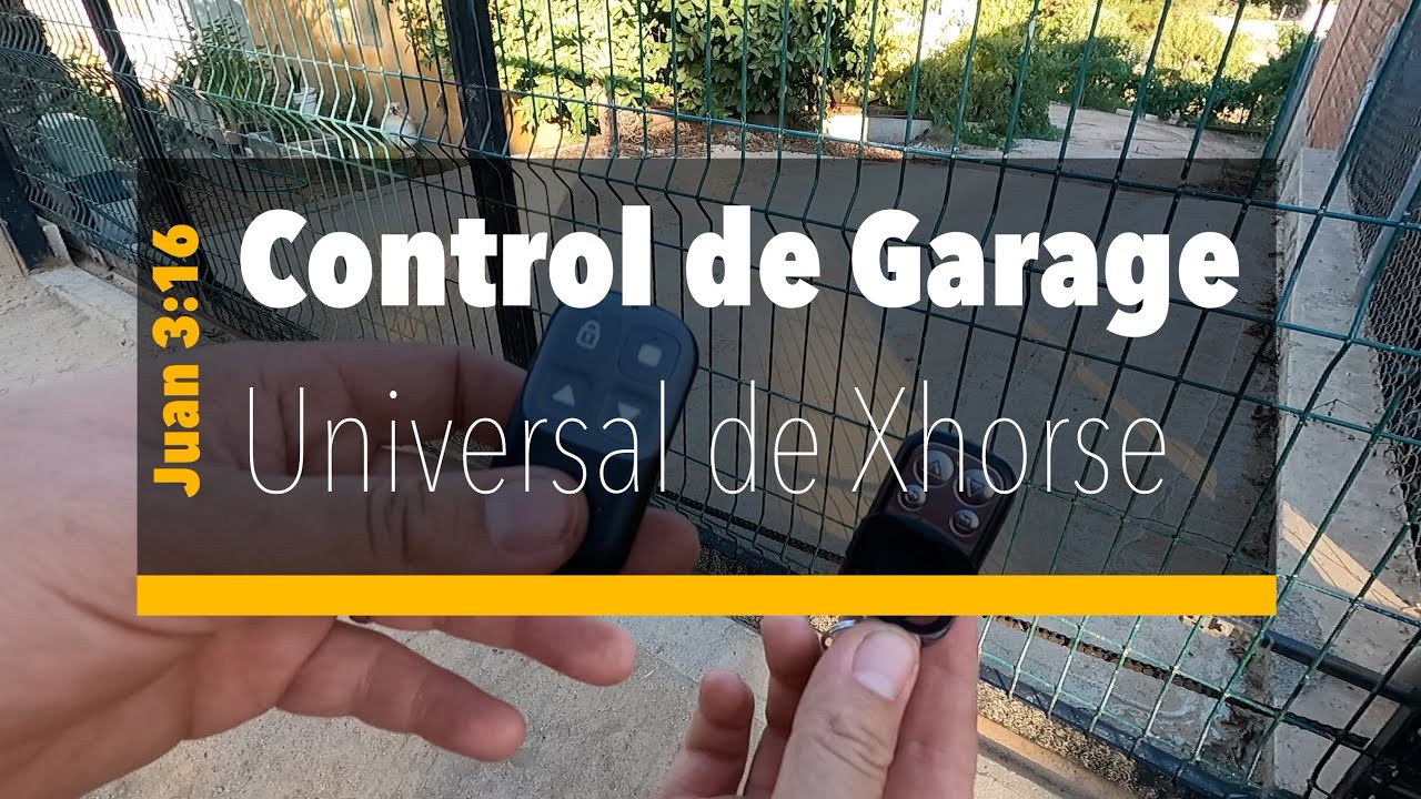 Clonación de control para puerta de garage con Key Tool max de Xhorse!!!