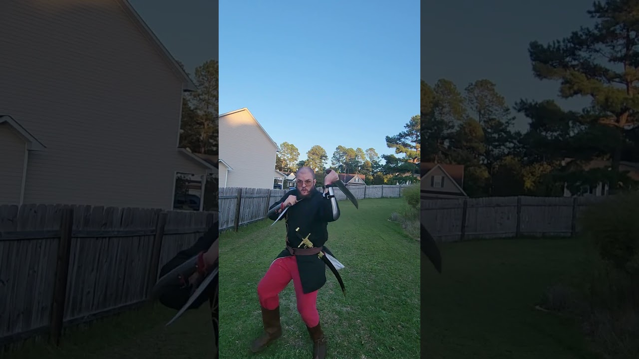 Khanjar dagger and qaddare sword combos #shorts