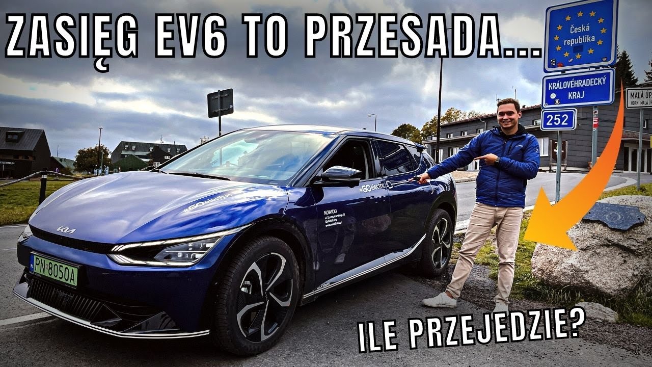 Jaki zasięg ma KIA EV6? Zużycie energii ⚡️ TEST