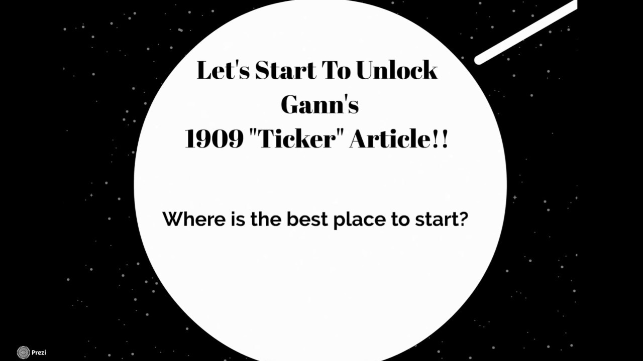The 1909 W. D. Gann Interview Part 2