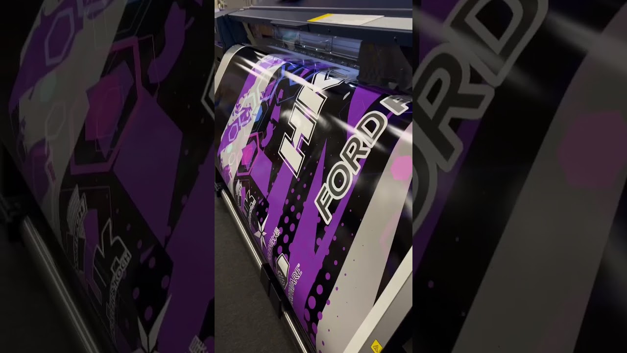 Itasha Car Wrap Mock Up To Printer From Xpressskins #itasha #mustang