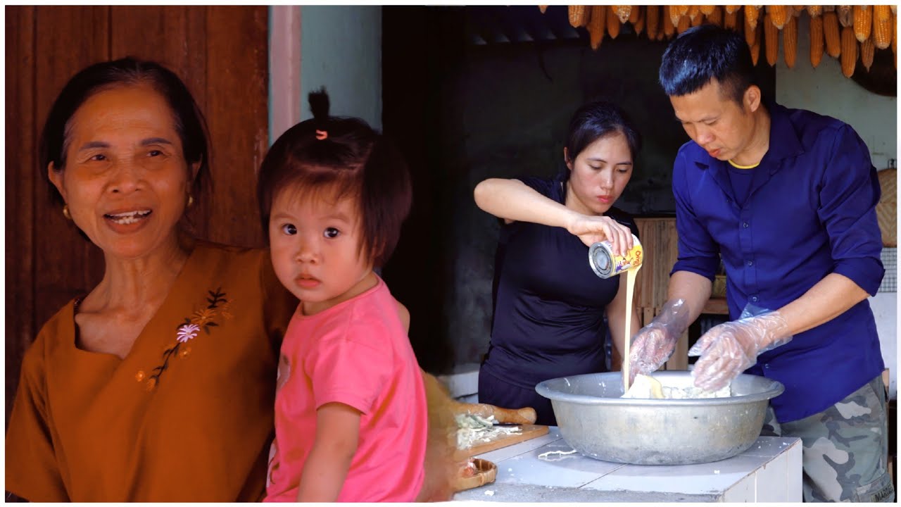 Eating grilled cassava cake must start from digging cassava. Harvest, process and sell