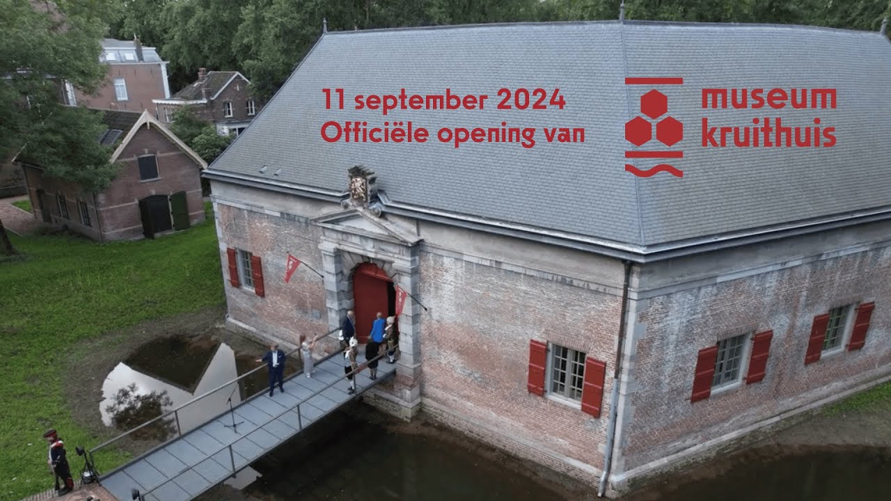 Officiële opening Museum Kruithuis op 11 september 2024