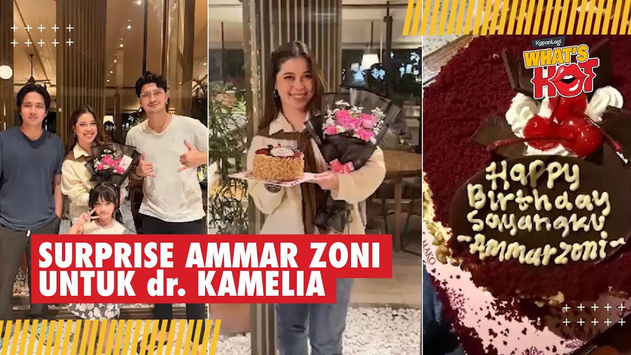 So Sweet, Meski Berada Dalam Tahanan, #ammarzoni Berikan Surprise Untuk Ulang Tahun Kamelia