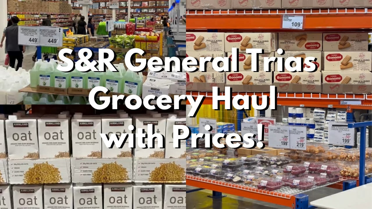 Grocery Haul Vlog #22 at S&R General Trias PH | Massive Haul + Prices