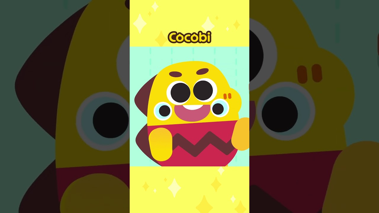 Making Four Eyes with Sticker! #Shorts #Cocobi