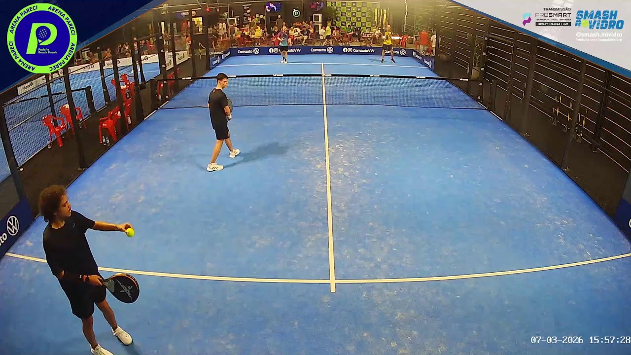 Quadra 1 (07/03/2026 - Parte 1) -  Arena Pareci Ao Vivo
