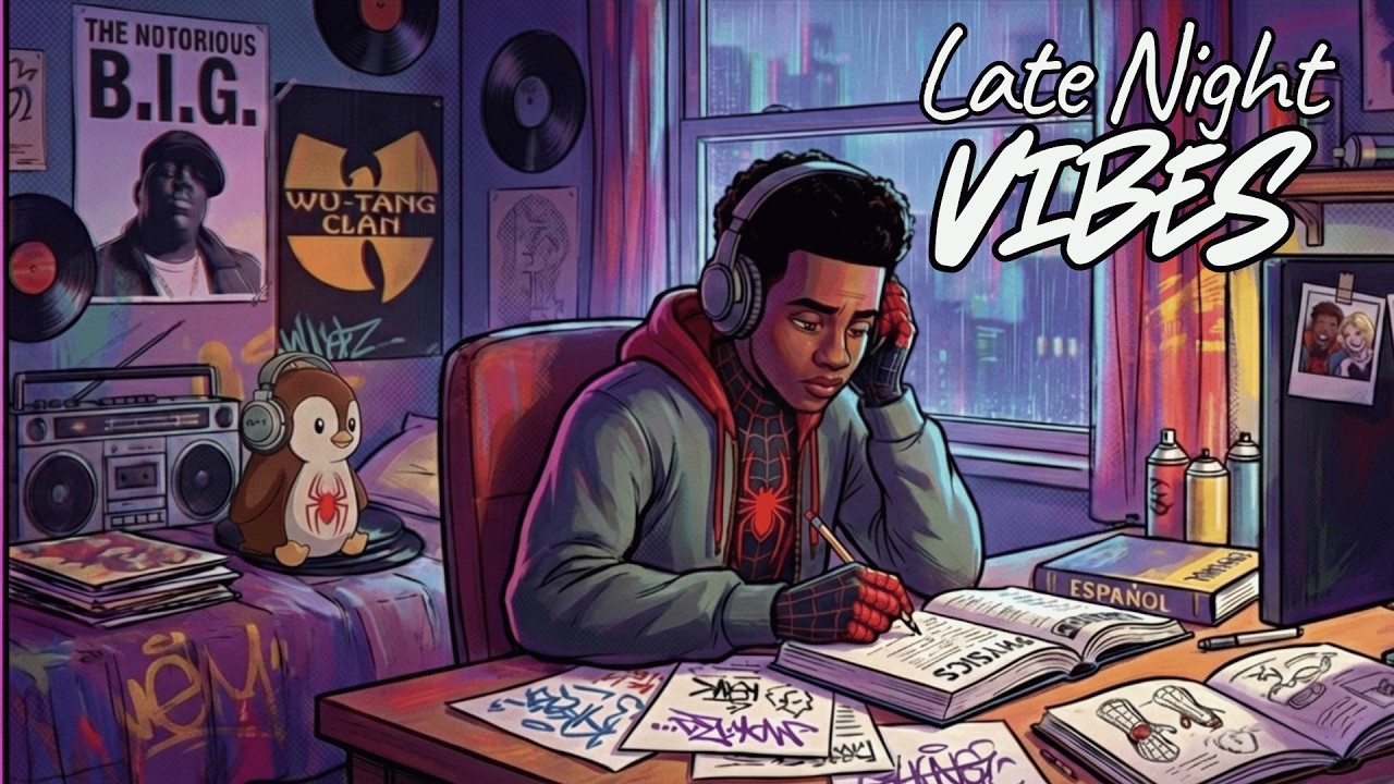 Spider-Man: Miles Morales Chillhop 🌃 Gaming & Study Music with Snow-Fi #lofi 