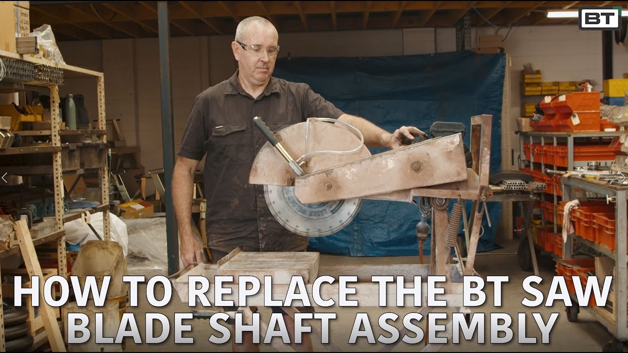 BT Bricksaw Repairs: Blade Shaft Assembly Replacement