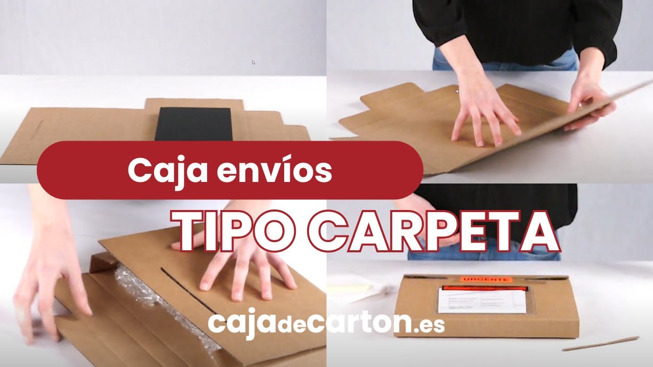 CAJA TIPO CARPETA PARA ENVÍOS 305X225X025MM