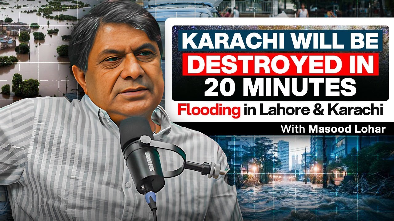 How to fix flooding in Pakistan - River Ravi, Indus Water System and Tsunamis - Masood Lohar - #TPE