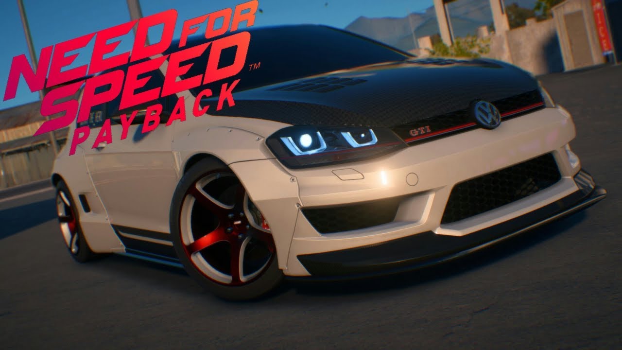 Need For Speed Payback| 2016 Volkswagen Golf GTI Clubsport Customization