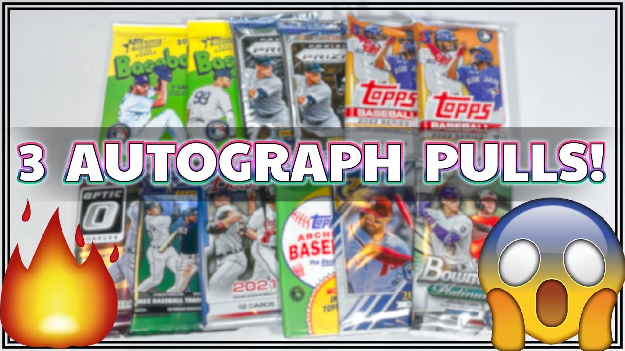 AUTOGRAPH MANIA: Opening Random Baseball Packs for Triple-Autograph Magic!