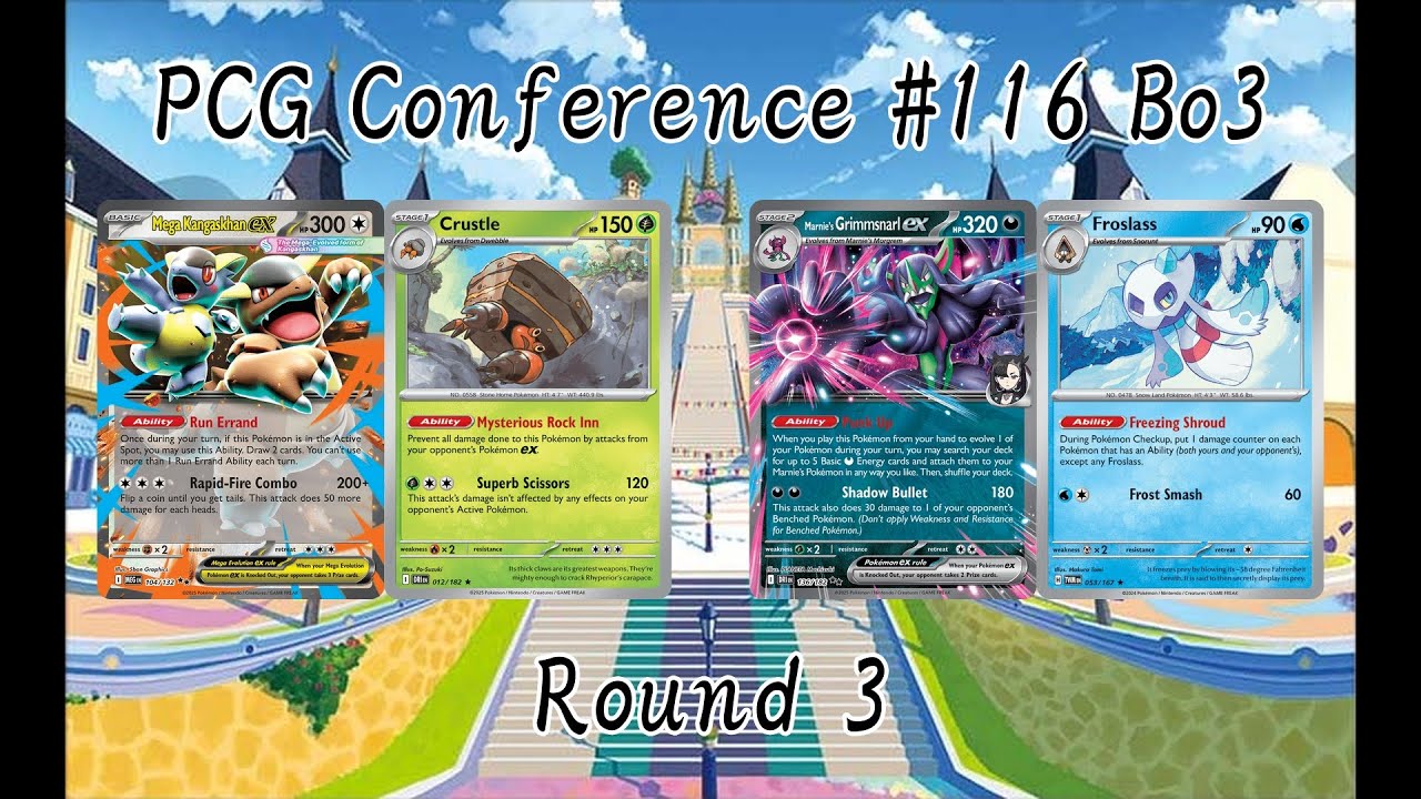 PCG Conference 116 Bo3 [R3] Mega Kangaskhan Bouffalant Crustle vs Grimmsnarl