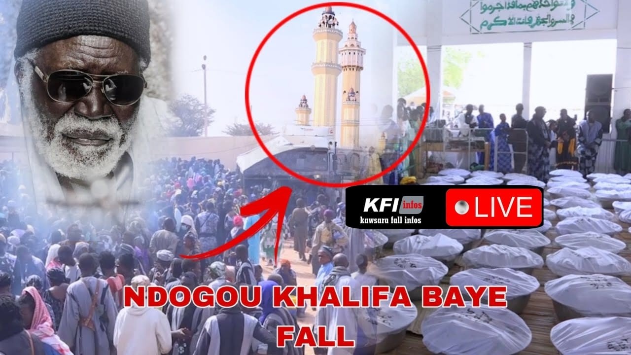 🔴En direct première koumté ndogou khalif général des baye fall. Touba dianatou mahwa